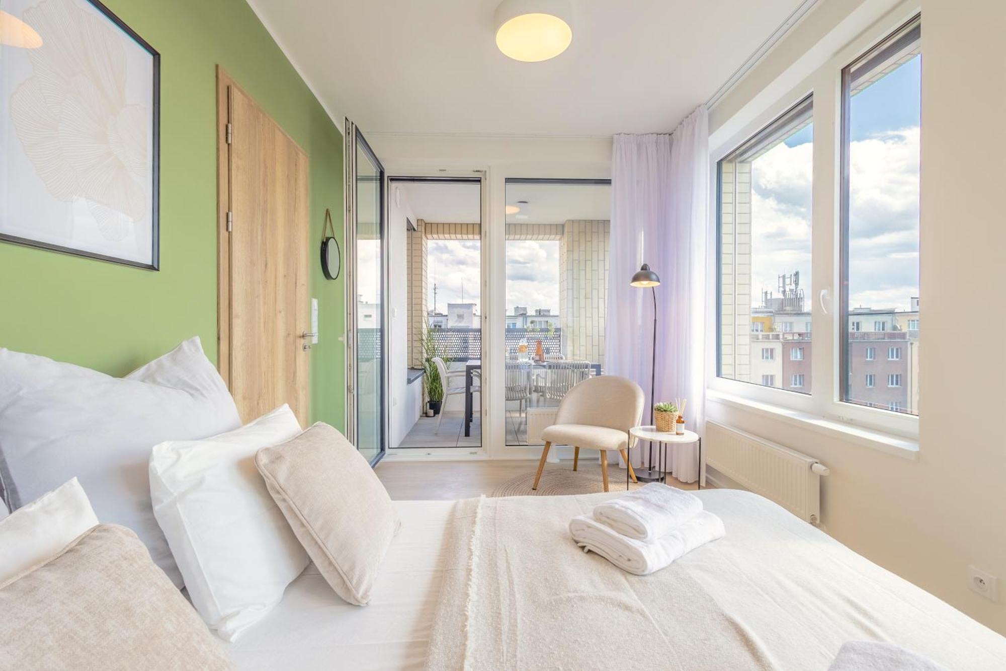 Bright 2Br - 8Th Floor, Balcony, Free Parking - By Gravity Prague Praga Exterior foto